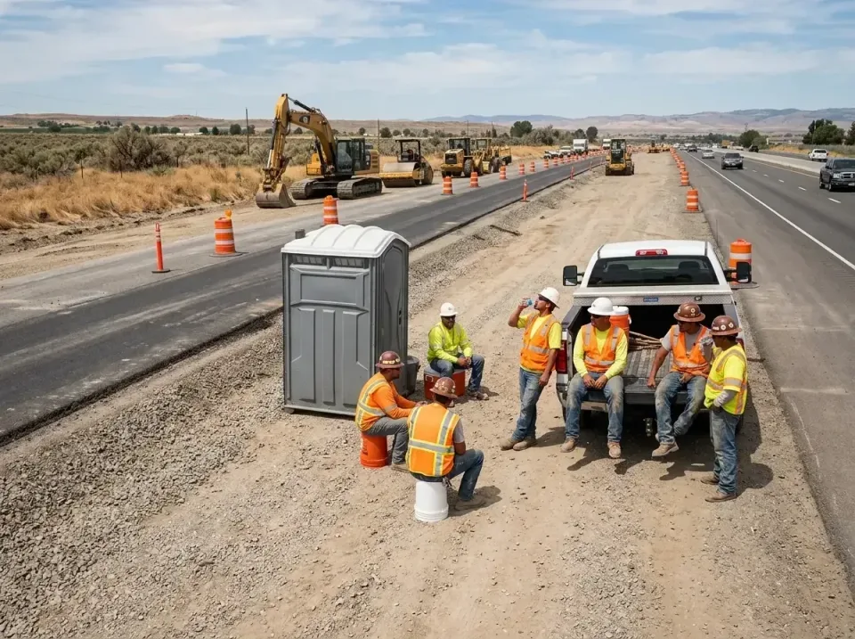 highway-road-construction-crew-007 — frequently asked questions, Porta Potty and Restroom Rentals in Oskaloosa, IA